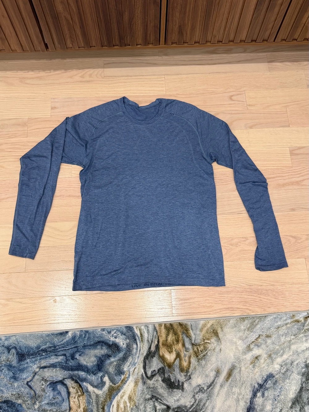 lululemon athletica Men's Long-Sleeve Metal Vent Tech- Heather Blue